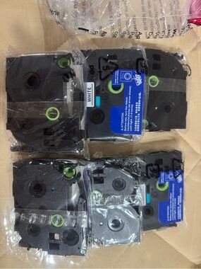 6Pack TZe-231 TZe TZ Tape12mm 0.47 Laminated White AZe Tape Replace for brother